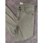Madewell Skinny Jeans Women’s Size 26 Green High Rise Stretch Denim Pants Casual Photo 2