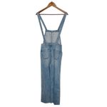 joe's jeans ✨ Wide Leg Denim Sz XS Overalls Crop Raw Hem Captivate Blue✨ Photo 6