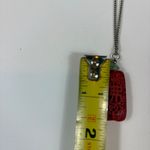 Red Cinnabar Carved Pendant Necklace Green Jade‎ Stone Asian Symbol Chain Photo 10