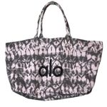 Alo Yoga Large Tote Bag Womens One Size Gray Tie Dye Logo Beach Gym Shopping Photo 1