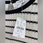 J.Crew Striped crochet mini dress White Photo 4