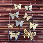 Bundle 9 Colorful Butterfly Brooch Set Blue Photo 1