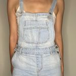 Forever 21  Destroyed Distressed Light Wash Overalls Dungarees 24 0  Photo 4