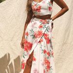 Lulus Bloom With a View Floral Two Piece Maxi Dress Photo 0