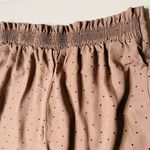 Polka dots loose high waist women’s pants Tan Size M Photo 3