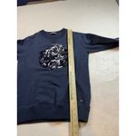 Coach 1941 Women's Navy Blue Sequin Dog Graphic Crewneck Sweatshirt Size Medium Photo 7