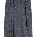 Pendleton ‎ Size 8P Skirt Midi Silk Blue White Polka Dot Lined Side Zip 1487 Photo 0