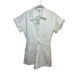 ZARA Shimmery TRF Denim Romper NWT Sz. S Photo 1