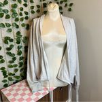 Athleta Gray Wrap Cardigan small balletcore Photo 4