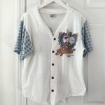 Freeze Vintage 1995 Gangsta Sylvester Baseball Button Down Tee Glitter Cap Large Photo 0