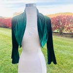 Huhot Velvet Dark Hunter Green 3/4 Bell
Sleeve Shrug Size L Photo 3