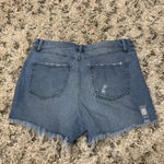 Happily Grey Distressed Jean Shorts Blue Size undefined Photo 3