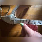 Naturalizer Womens Kinsley 3 Satin Jeweled Heels in Creamy Ivory, 8W Photo 4