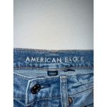 American Eagle  Jeans Women 6 Short Baggy Straight Super High Rise Distressed Photo 2