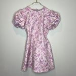 Tuckernuck NWT Sister Jane Farm Flower Mini Dress Floral Puff Sleeve Open Back Small Photo 3