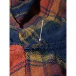 RSQ  Collective 2 Pocket Button Plaid Flannel Shirt Womens L Lumberjack Gorpcore Photo 6