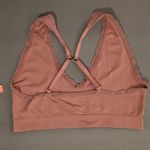 Aerie Peach Wireless Bralette with Halter Straps Photo 8