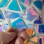 Rachel Allan 40258 Scuba Homecoming Dress White Multi Size 16W Photo 5