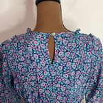 Banjanan Blue Miranda bracelet sleeve maxi dress in mini floral print size S Photo 6
