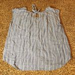 LC Lauren Conrad  Striped‎ Top Keyhole Back Casual Blouse XXL Photo 4