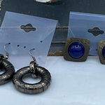 Boutique Two pair boho festival earrings dangle and post style. Photo 0