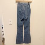 Free People WE THE FREE Jayde Flare Jeans size 25 High Waist *Hemmed* raw hem Photo 2