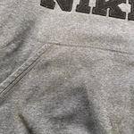 Nike Y2K Embroidered Swoosh Grey and Black  Hoodie Photo 5