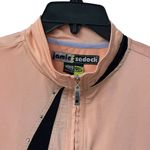 Jamie Sadock Hugger Womens‎ Large Golf Top Shiny Peach Zip Athletic Orange Photo 1