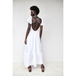 ZARA Crochet Knit Tiered Midi Dress Photo 1