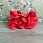 Sondra Roberts  Satin Red Rose Clutch Photo 1