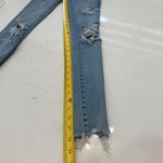 American Eagle  Jeans Womens 00 Regular Blue High Rise Light Wash Jegging Raw Hem Photo 7