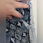 Joseph 100% Silk Pyjama Pants Size 40 Navy Cream Snakeskin Print Lounge Pant Photo 5