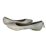 Frye Shoes Womens 7.5M Ash Gray Regina Ballet Flat Leather Neutral Minimalist Photo 3