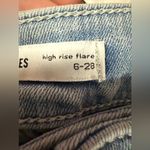 Elizabeth and James High Rise Flare Light Wash Denim Jeans 6 Photo 4