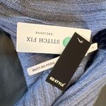 RD Style  Blue Mockneck Sweater Size Large NWT Photo 6