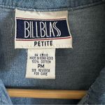 Bill Blass Vintage  Women’s Denim Shirts Dancing Penguin Size MP Photo 3