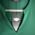 None Emerald Ruffle Sleeve Top Photo 1