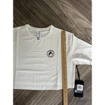 Alphalete  Women’s Dynasty Long Sleeve Crop Tee - White , Size Small Photo 5