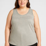 Eddie Bauer Gray Sleeveless Tank Top Photo 0