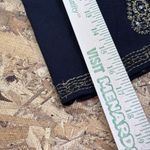 Joseph A  Black Knit Beaded Embellished Top Gold Embroidery Medium Vintage Y2K Photo 6