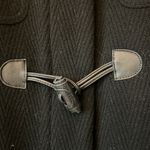 Talbots  Petites Womens Jacket Black Wool Blend Full Zip Up Photo 3