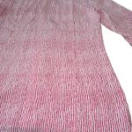FDJ French Dressing Jeans Red Striped 3/4 Sleeve Blouse Size 8 Photo 4