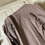 Gauze Brown front pockets Women's dress 100% Cotton Tan Size undefined Photo 6