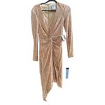 Mac Duggal – Gold Sequin Party Dress – Style 26549 – Size 2 – Holiday NYE Photo 3