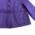 Sandro Petite Purple Blazer Jacket Button-Down Casual Size Medium Petite Women's Photo 3