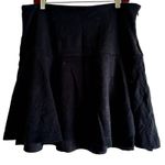 Ralph Lauren Lauren  Skirt Pleated Flare A Line Mini Side Zip Black 12 38" Photo 0