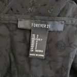 Forever 21 Floral Embroidered Maxi Dress Womens Size S Black Whimsygoth Photo 1