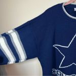Vintage Barrel II Dallas Cowboys Football Sweater XL Blue Photo 5