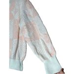 London Fog Vintage Tempo Europa By Pink White Sweater Size Medium Photo 3