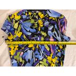 AQUA  Floral Print‎ Ruched Bodycon Mini Dress Short Sleeve XS Photo 8